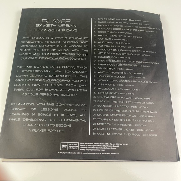 Player by Keith Urban Guitar 30 songs in 30 days DVD - Picture 4 of 6